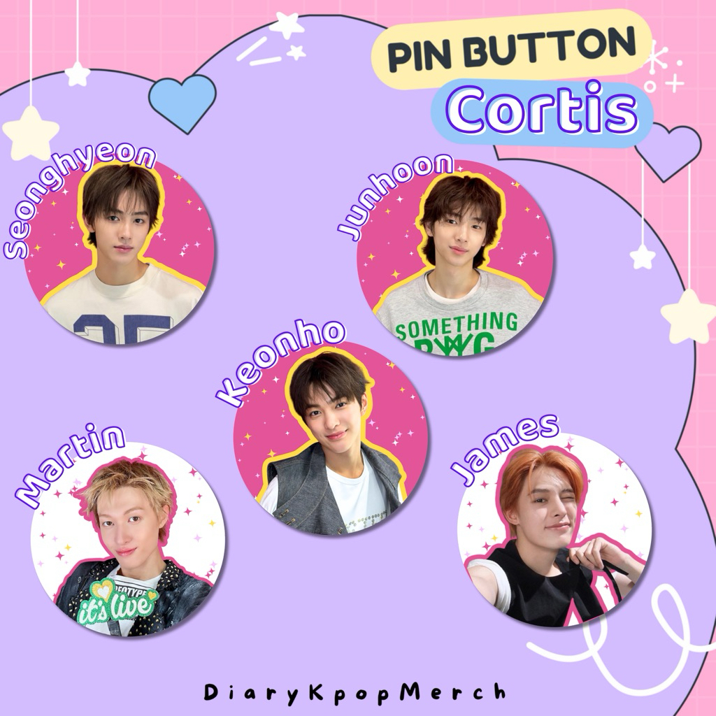 PIN BUTTON HYBE KPOP / PIN BUTTOM KPOP / PIN UNTUK TAS