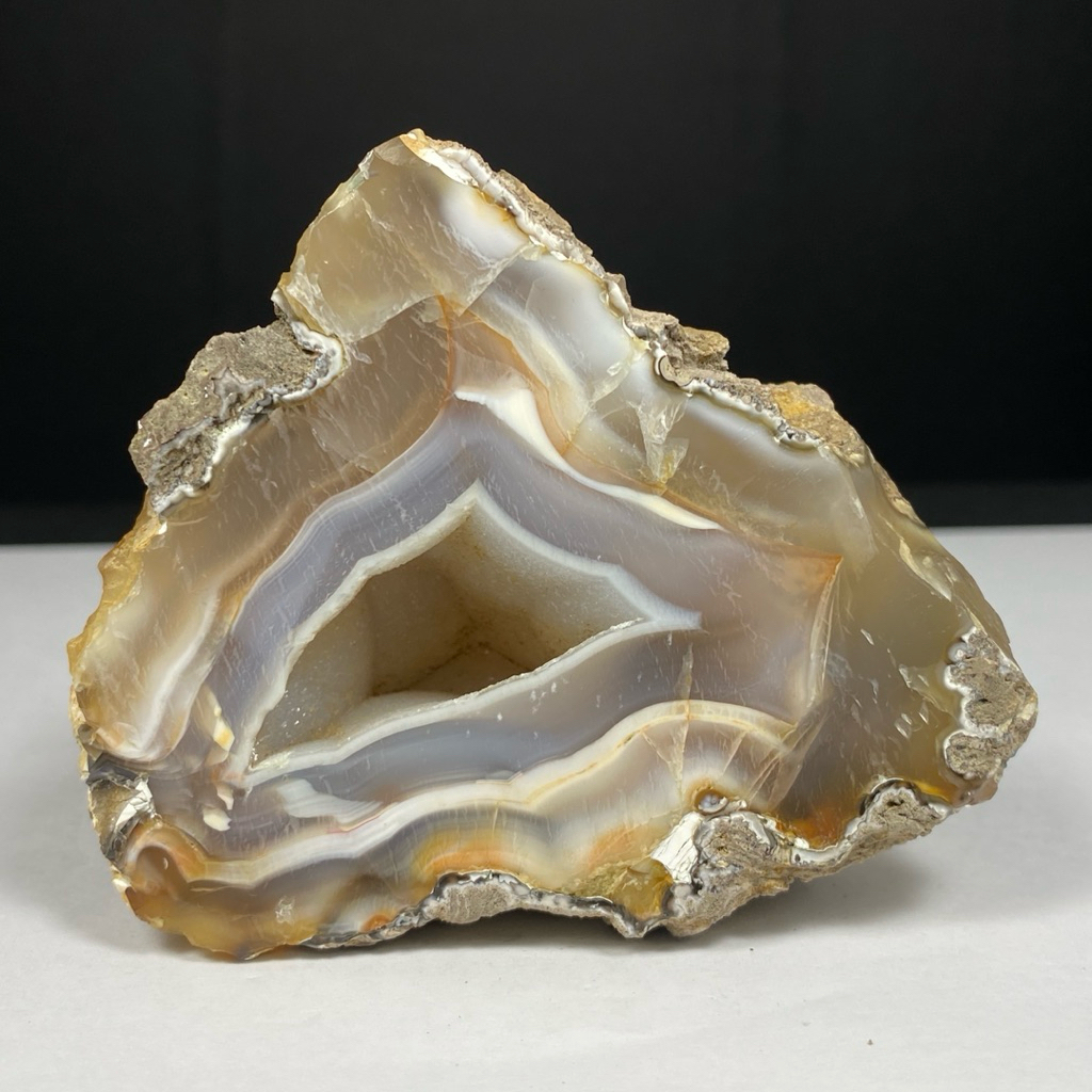 NATURAL Combong Carnelian - Geode Chalcedony Agate - Agate Crystal Gems Collection