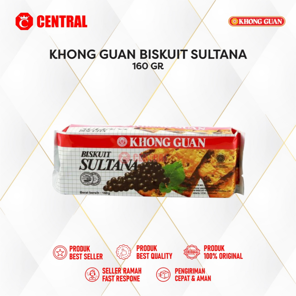 KHONG GUAN SULTANA BISCUIT 160GR