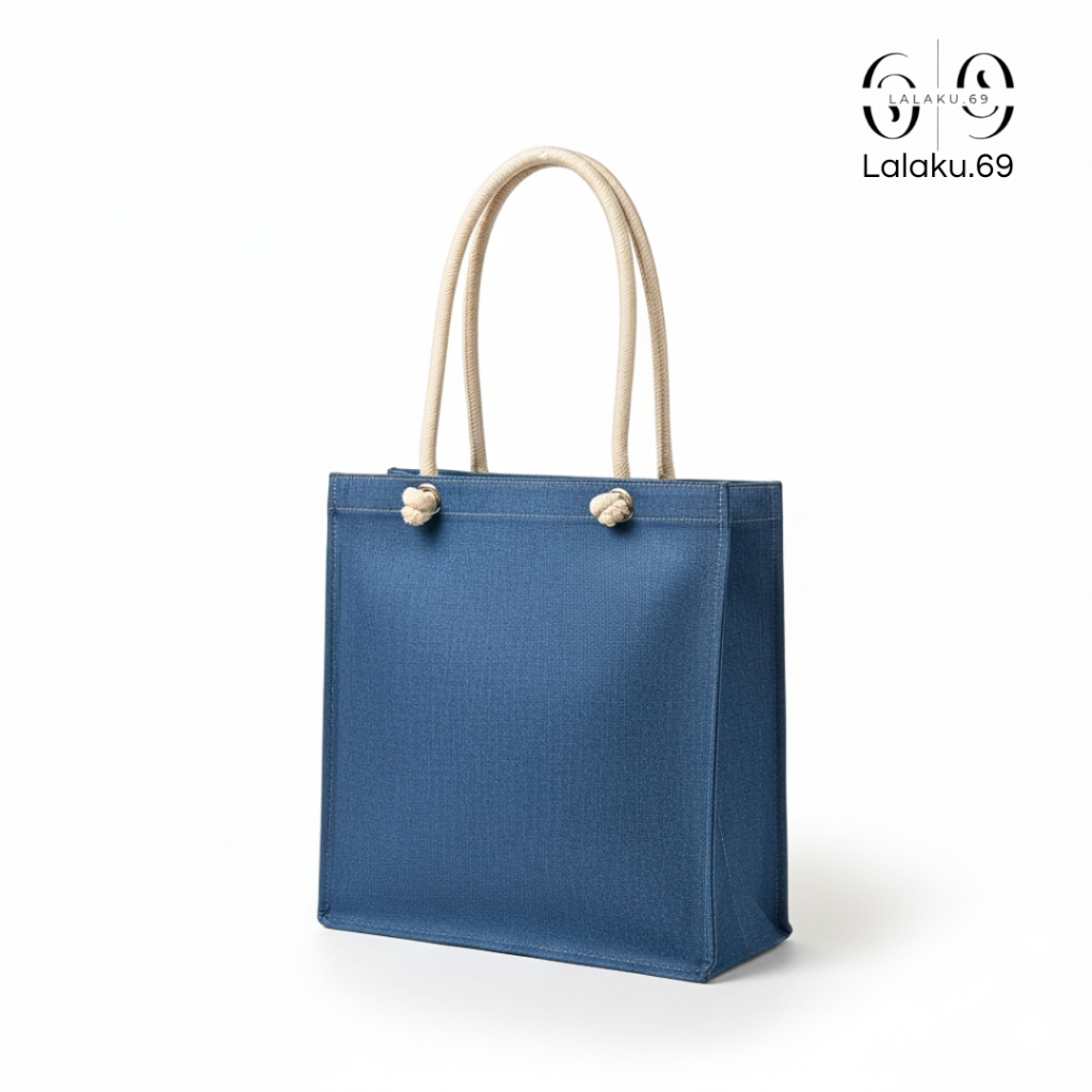 Totebag tas souvenir pernikahan / tas belanja / tas jinjing besar wanita / tas kado