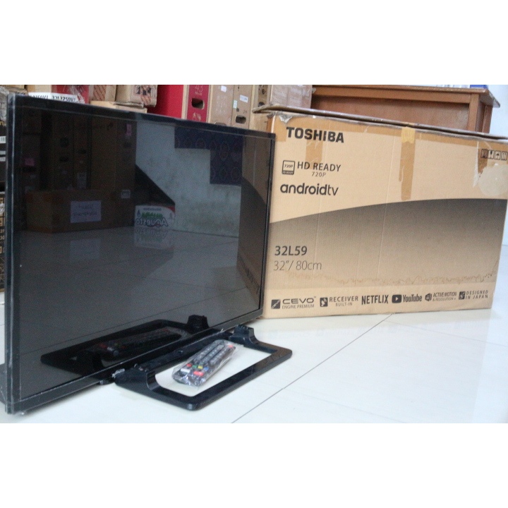 TV LED Toshiba 32 Inch HD Digital TV HDMI USB Kondisi bekas masih segel 456F