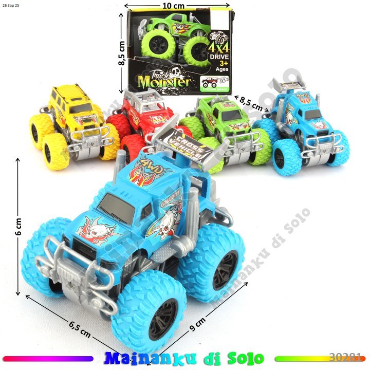 [Mainanku] Mainan Monster Trucks F/C Truck Monster