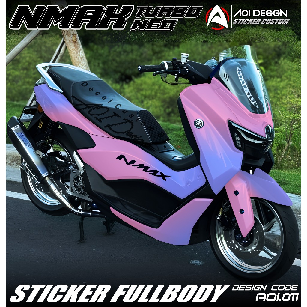 Decal Nmax Turbo Full Body 2025 Terbaru FullBody - Sticker Decal Variasi NMAX Gradasi