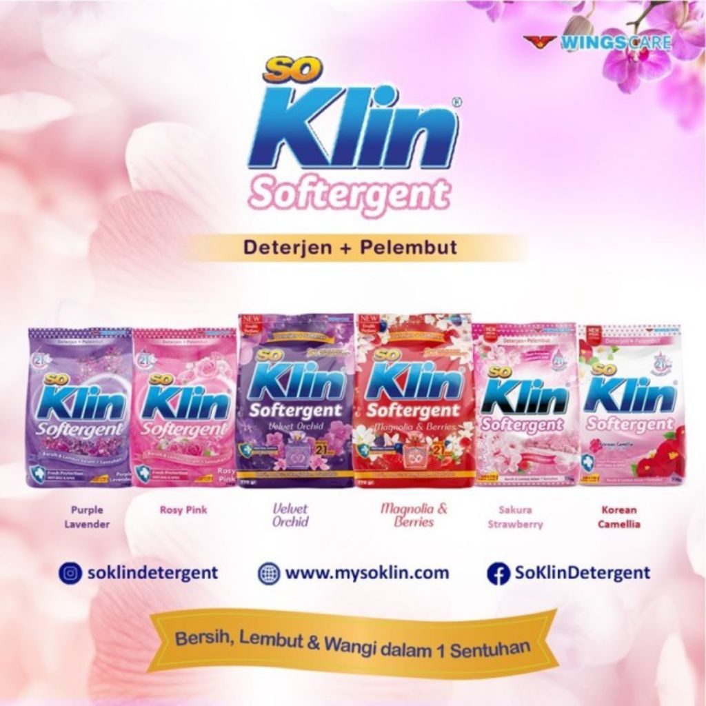 Soklin Detergent Bubuk 1, 5 Kg