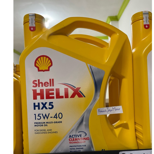 HELIX shell HX5 15W-40 Oli Mobil 4 Liter