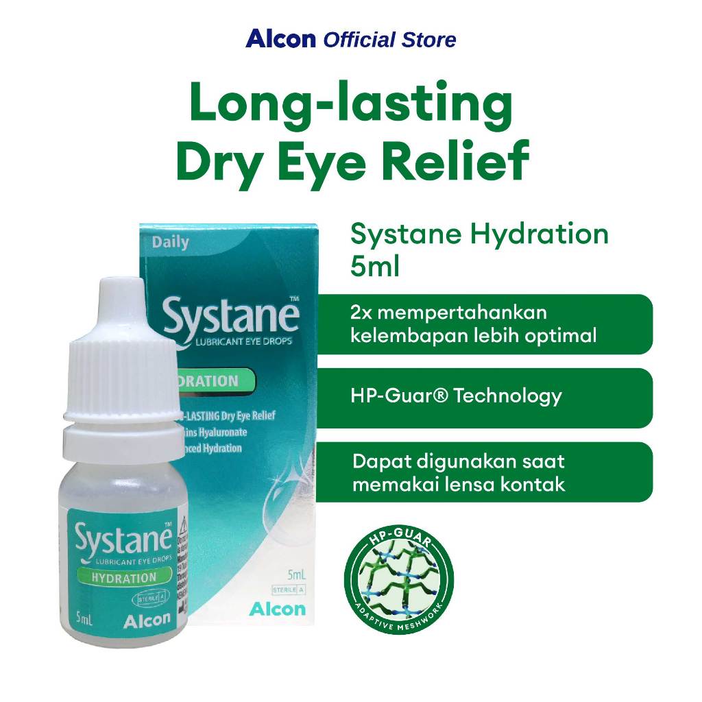 Systane Hydration Lubricant Eye Drop 5 ml | Cairan Tetes Mata