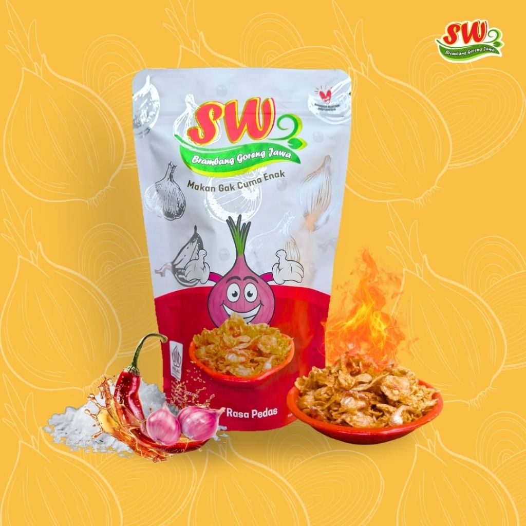 Bawang goreng pedas SW brambang goreng jawa