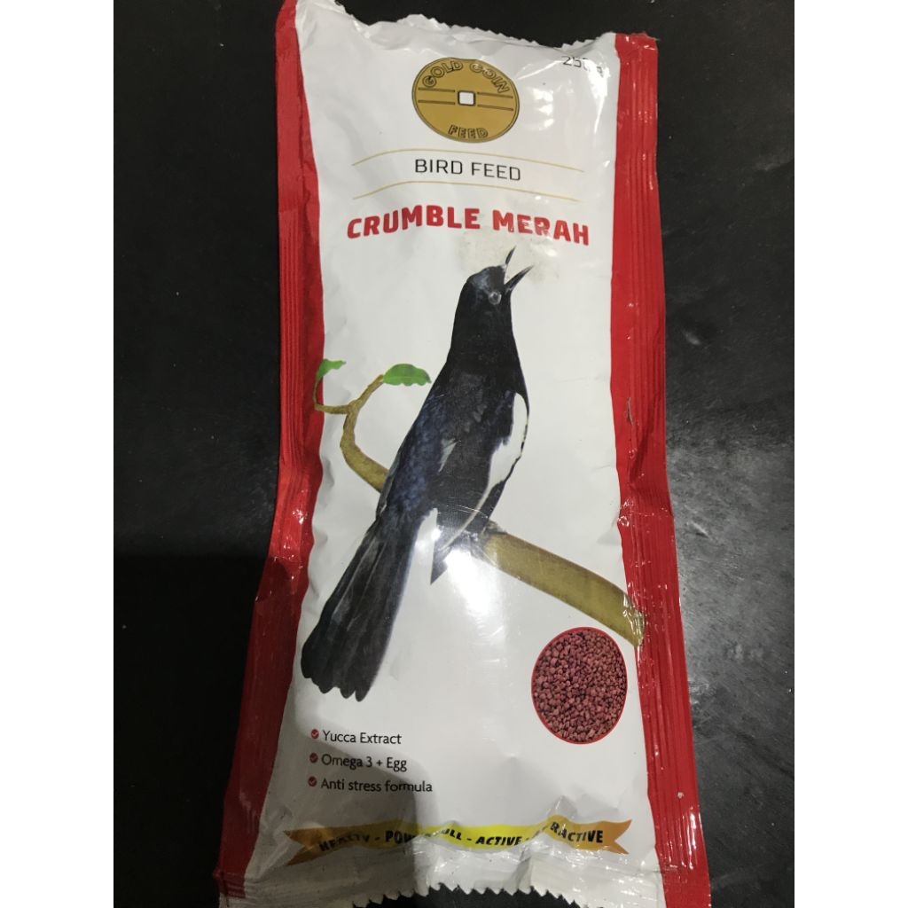 gold coin murai crumble merah