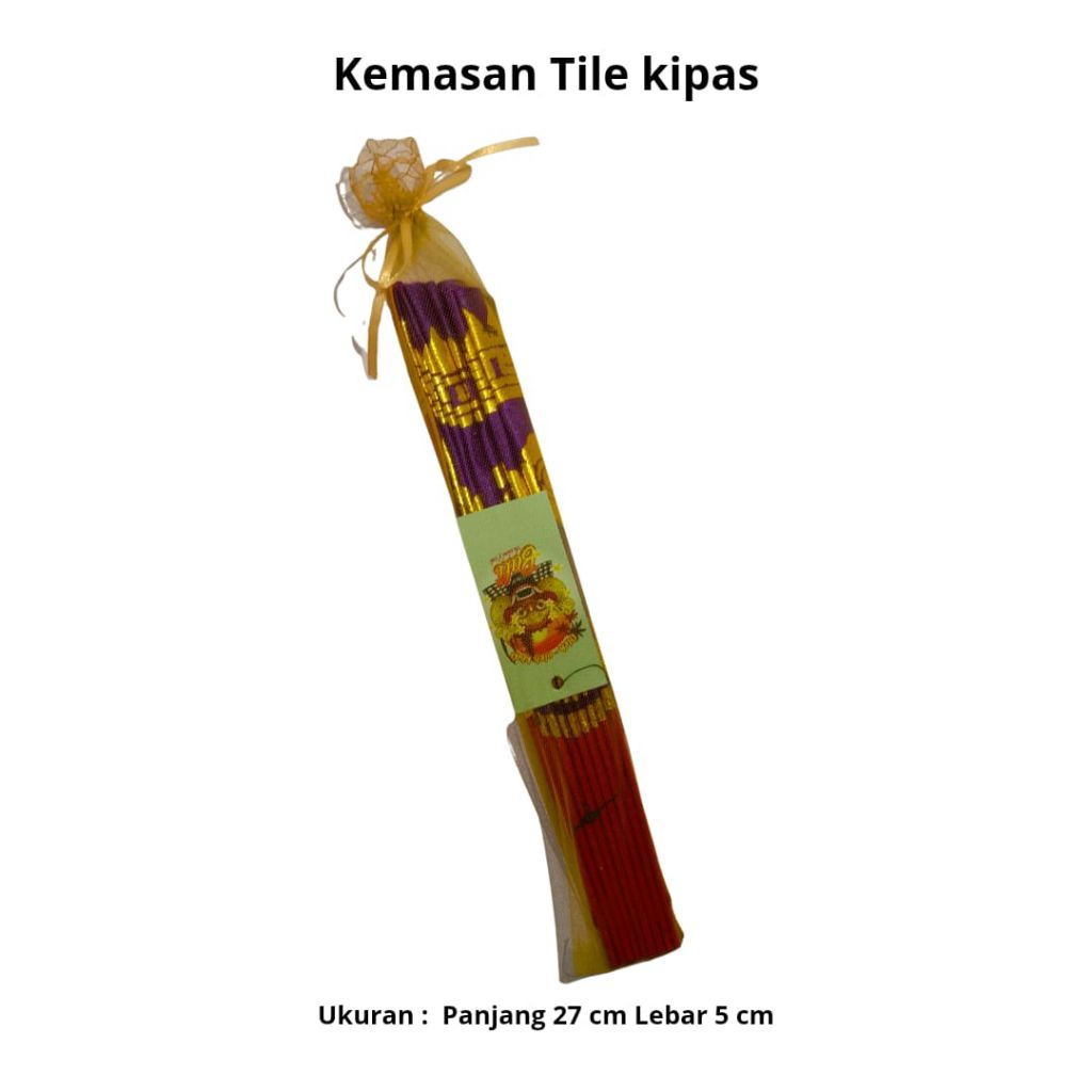Kemasan tile kipas/ tile kipas/ bungkus souvenir/ kemasan tile/ tile souvenir/ kemasan souvenir/ bun