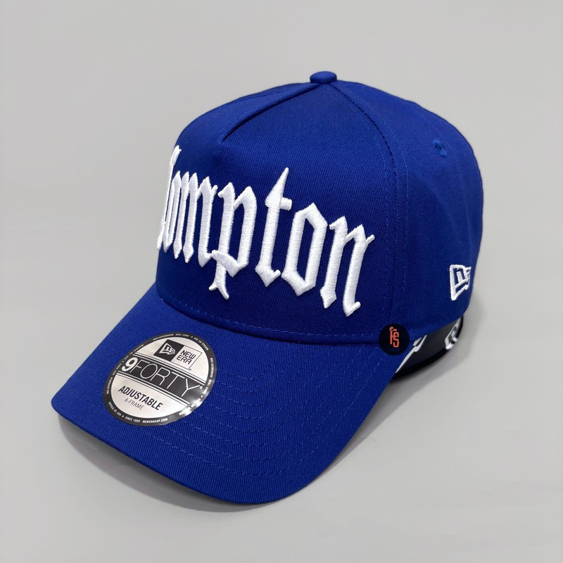 TOPI NEW ERA ORIGINAL 940 A FRAME COMPTON BLUE WHITE