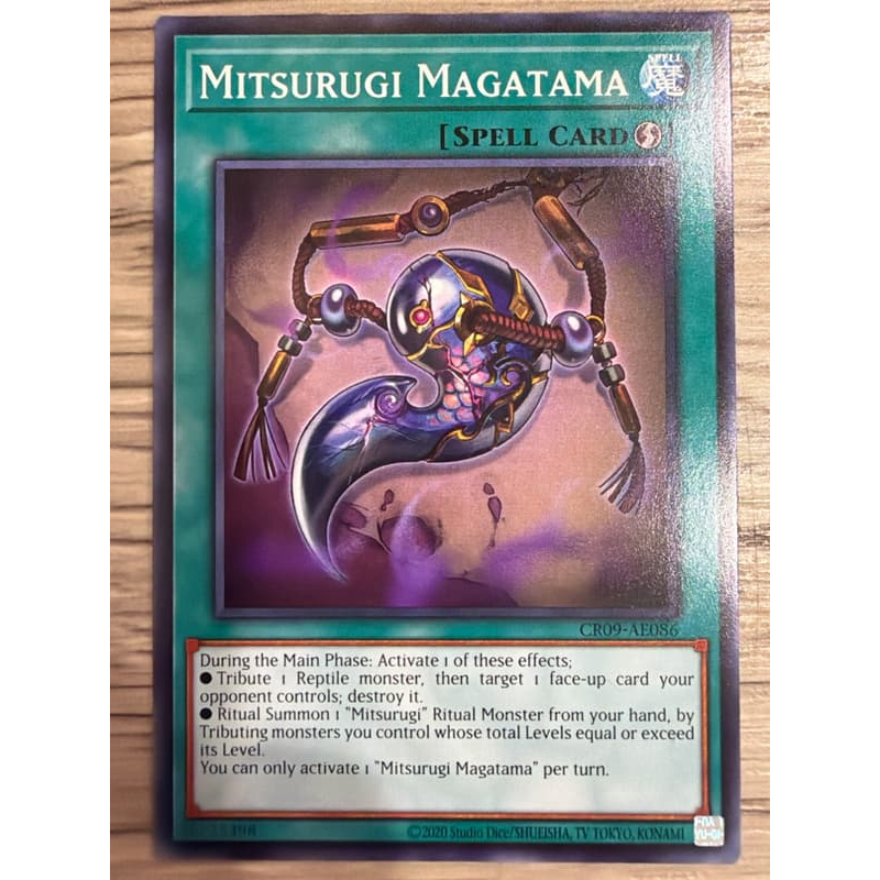 Kartu Yugioh AE CR09-AE086 Mitsurugi Magatama