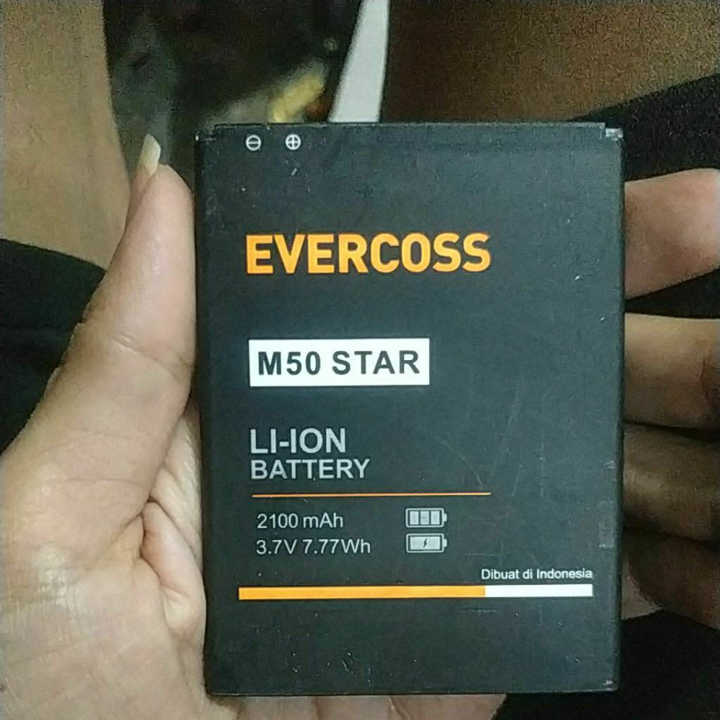 baterai bekas evercoss m50 Star