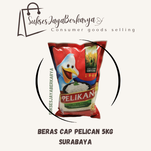 Beras Premium PELIKAN 5kg/ Beras Premium 5kg murah Surabaya