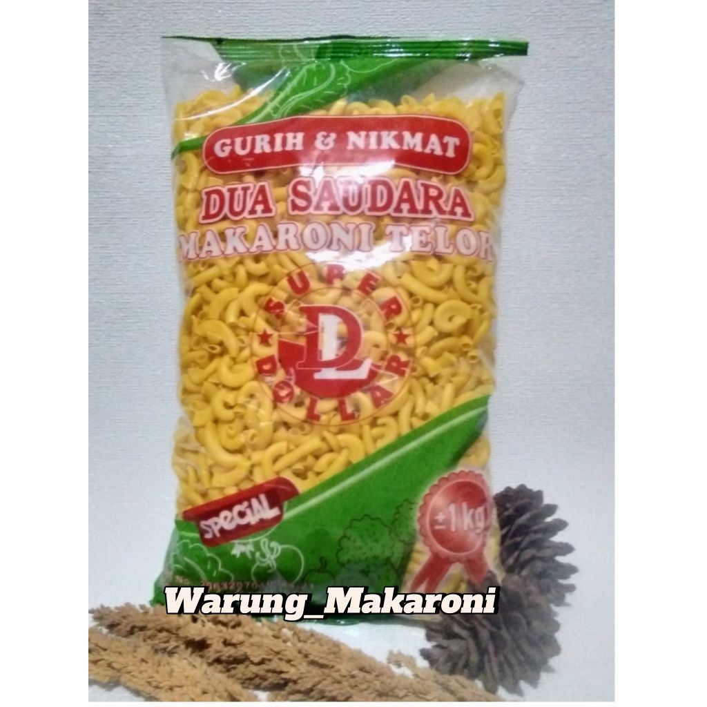 MAKARONI TELOR (BANTAT)DUA SAUDARA 1 KG