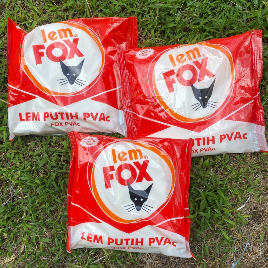 LEM FOX Putih PVAc 700gr Sealant Glue Triplek Papan Lem Kayu Plamir Serbaguna Bungkus Merah Plamur T