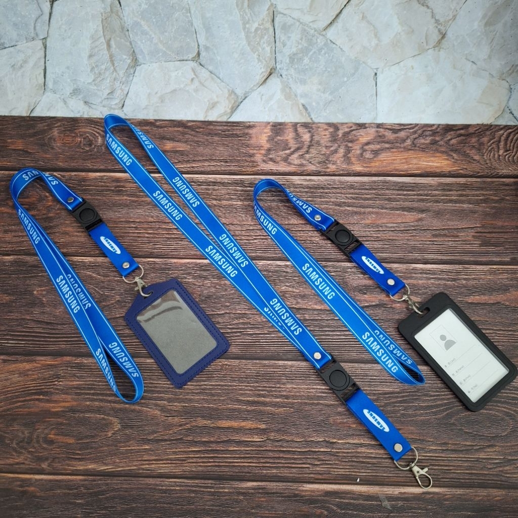 TALI LANYARD ID CARD HP SAMSUNG + CASE/HOLDER | (BISA SATUAN) READY STOK