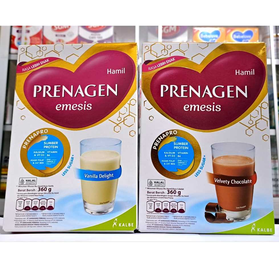 Prenagen 𝐄𝐌𝐄𝐒𝐈𝐒 𝟑𝟔𝟎𝐆𝐑 - Susu Ibu Hamil Trimester 1 Mengurangi Mual
