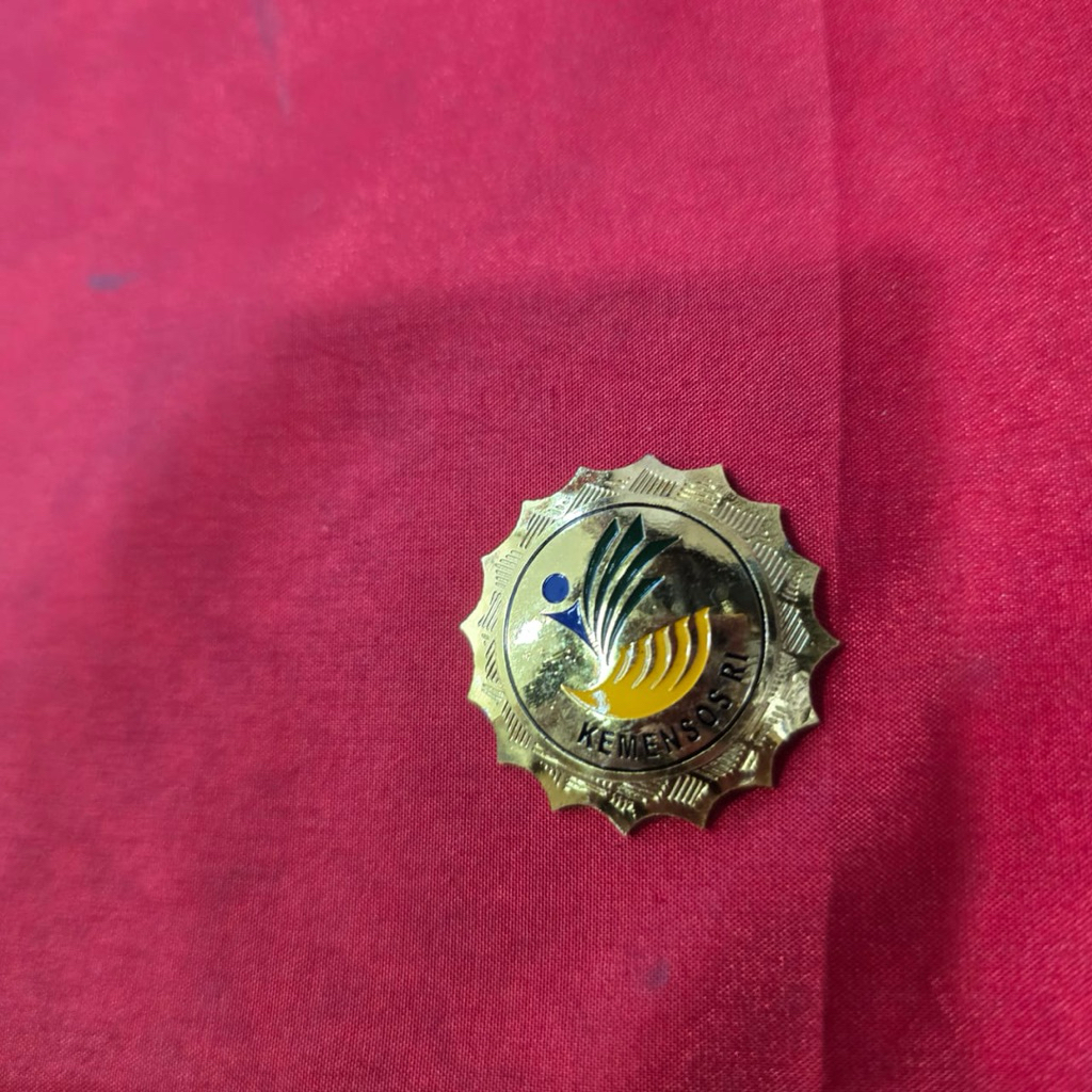 Pin Kemensos - Pin Kementrian Sosial Magnet - Pin dada Kemensos