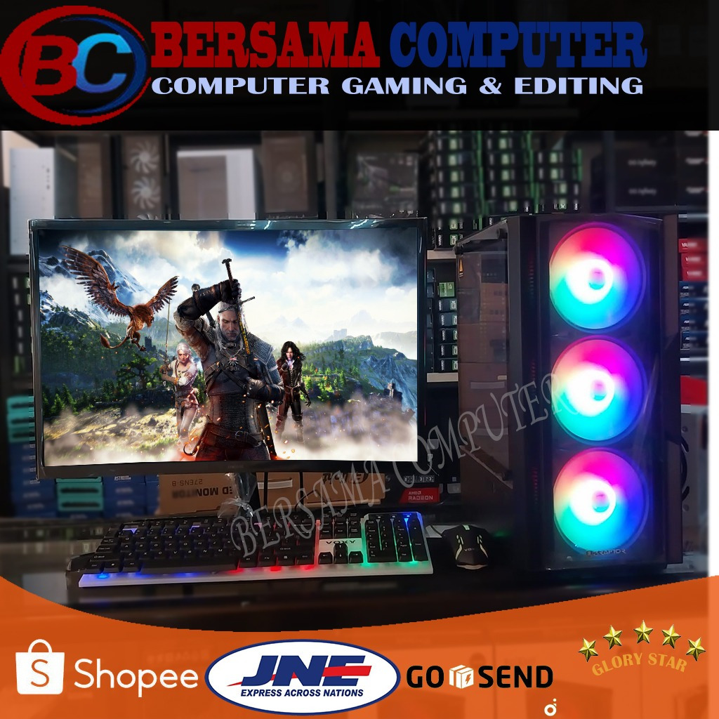 PC RAKITAN GAMING INTEL i5 6500 DDR 4 FULLSET