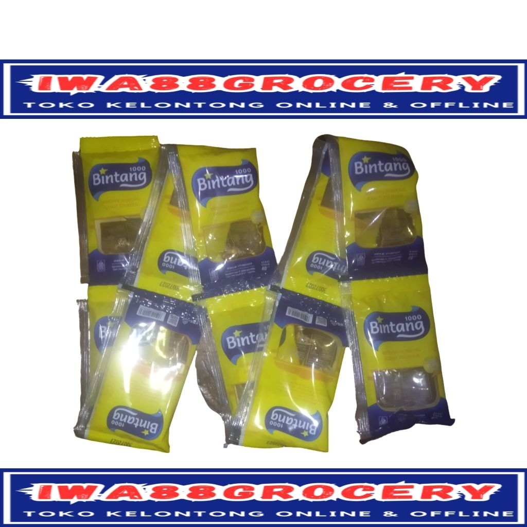 bintang minyak goreng kemasan sachet 40ml 10 sachet