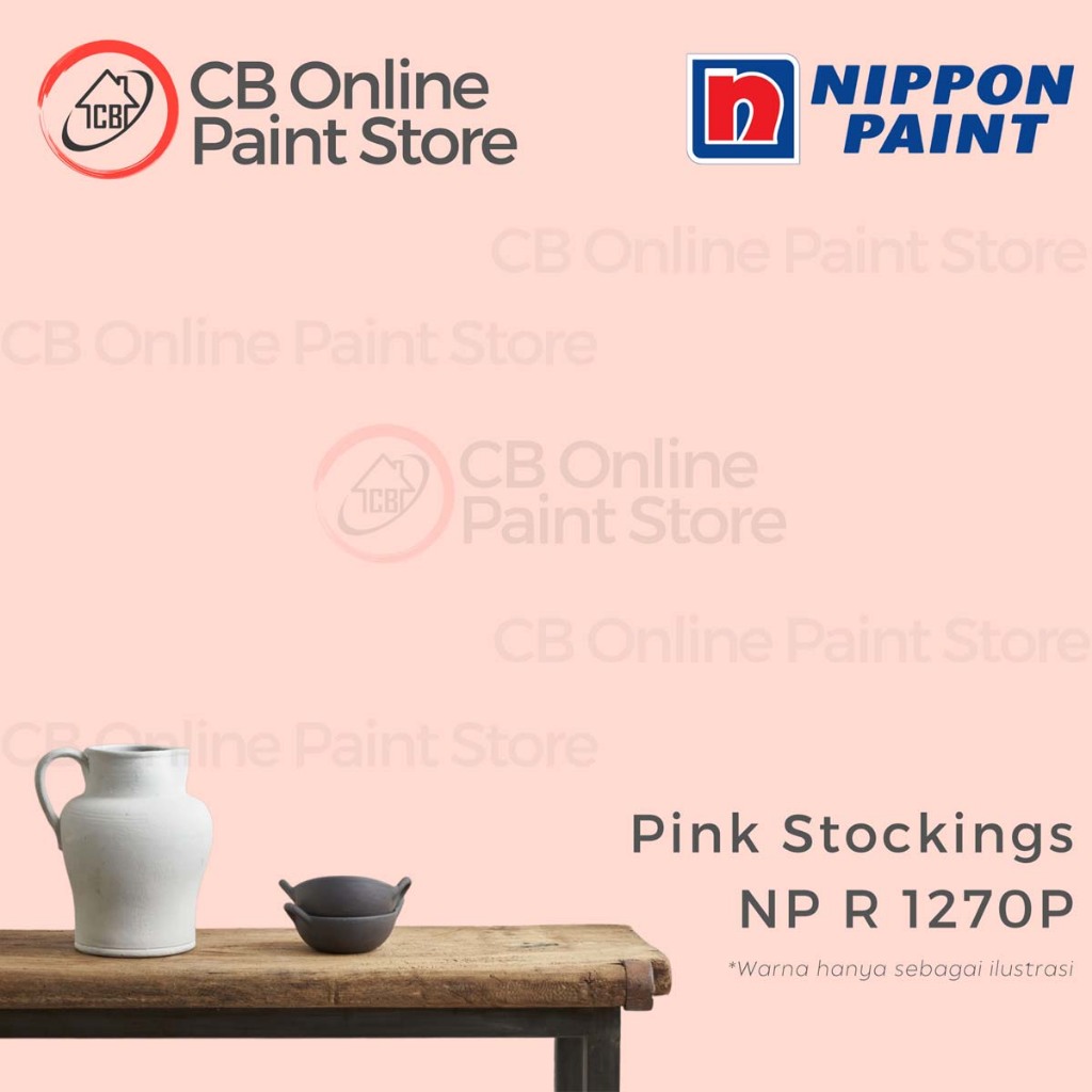 CAT TEMBOK NIPPON PAINT - PINK STOCKINGS NPR1270P - PAIL