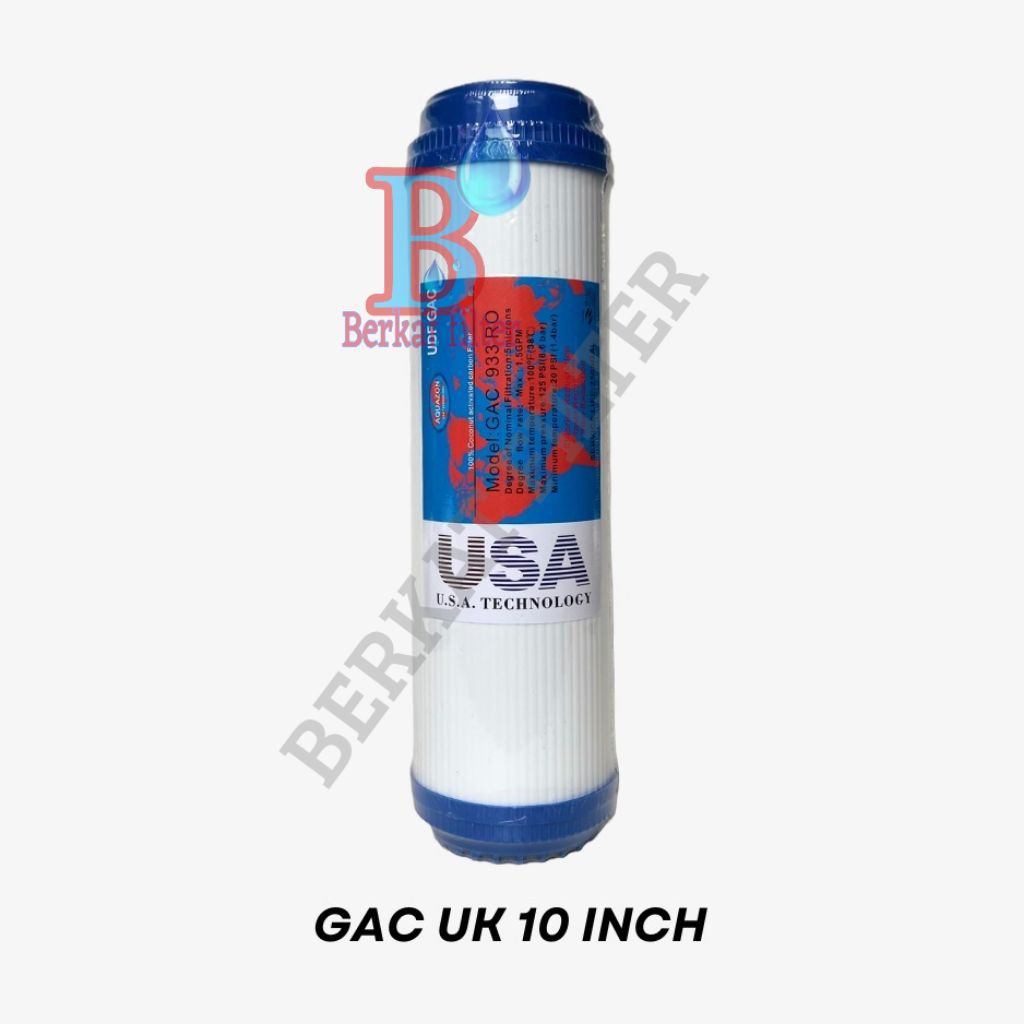 FILTER UDF GAC 10" AQUAZON / FILTER AIR / REVERSE OSMOSIS