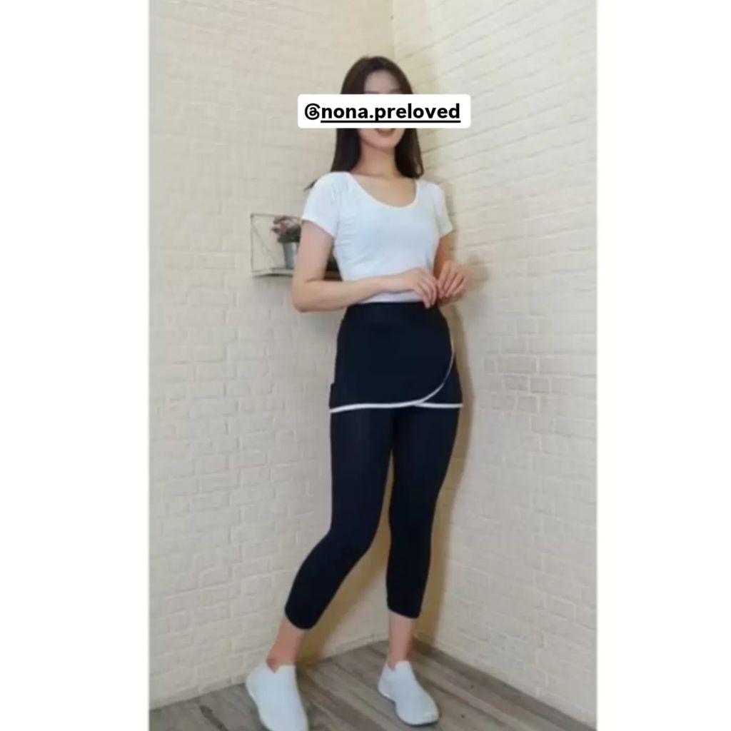 PRELOVED CELANA ROK SPANDEX/CELANA ROK YOGA PILATES GYM