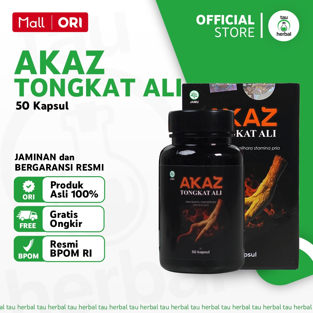 Akaz Tongkat Ali Kapsul Peningkat Gairah Dan Peningkat Hormon Testosteron