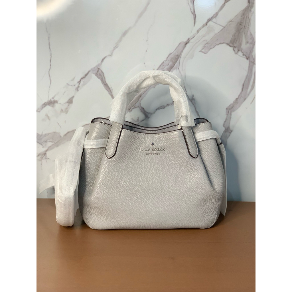 KS dumpling pebble leather bag