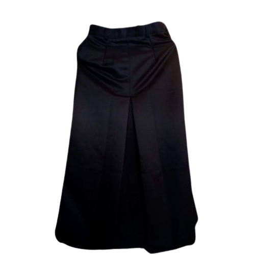 ROK PANJANG HITAM SPAN 1 SERAGAM SEKOLAH SMP PAKAIAN ANAK PEREMPUAN BAHAN DRILL POLOS ADEM