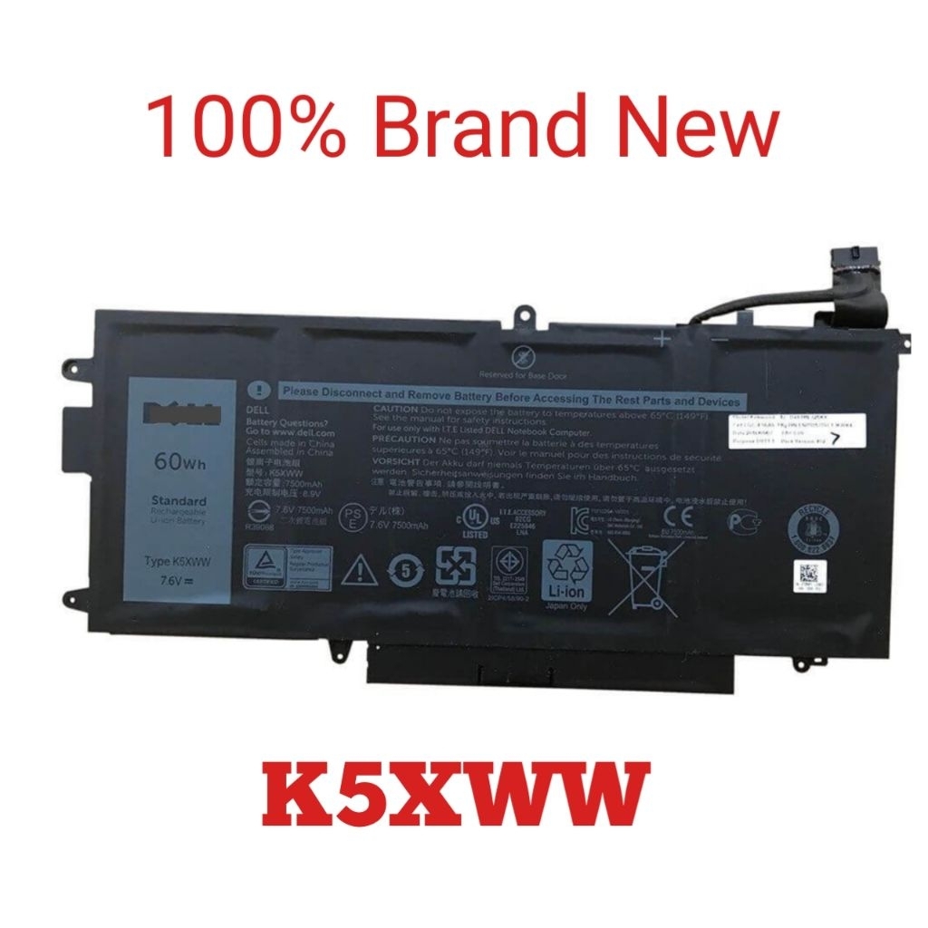K5XWW Battery for Dell Latitude 5289 7280 7389 7390 2 in 1 N18GG P29S002 K5XWW
