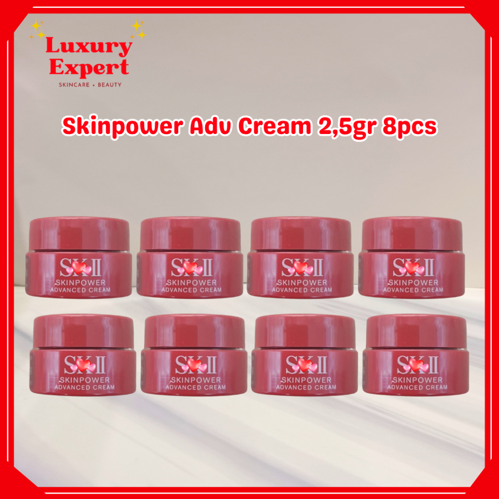 SKII SK-II SK2 Skinpower Advanced Cream 2,5gr 8PCS - Skin Power Pelembab Wajah