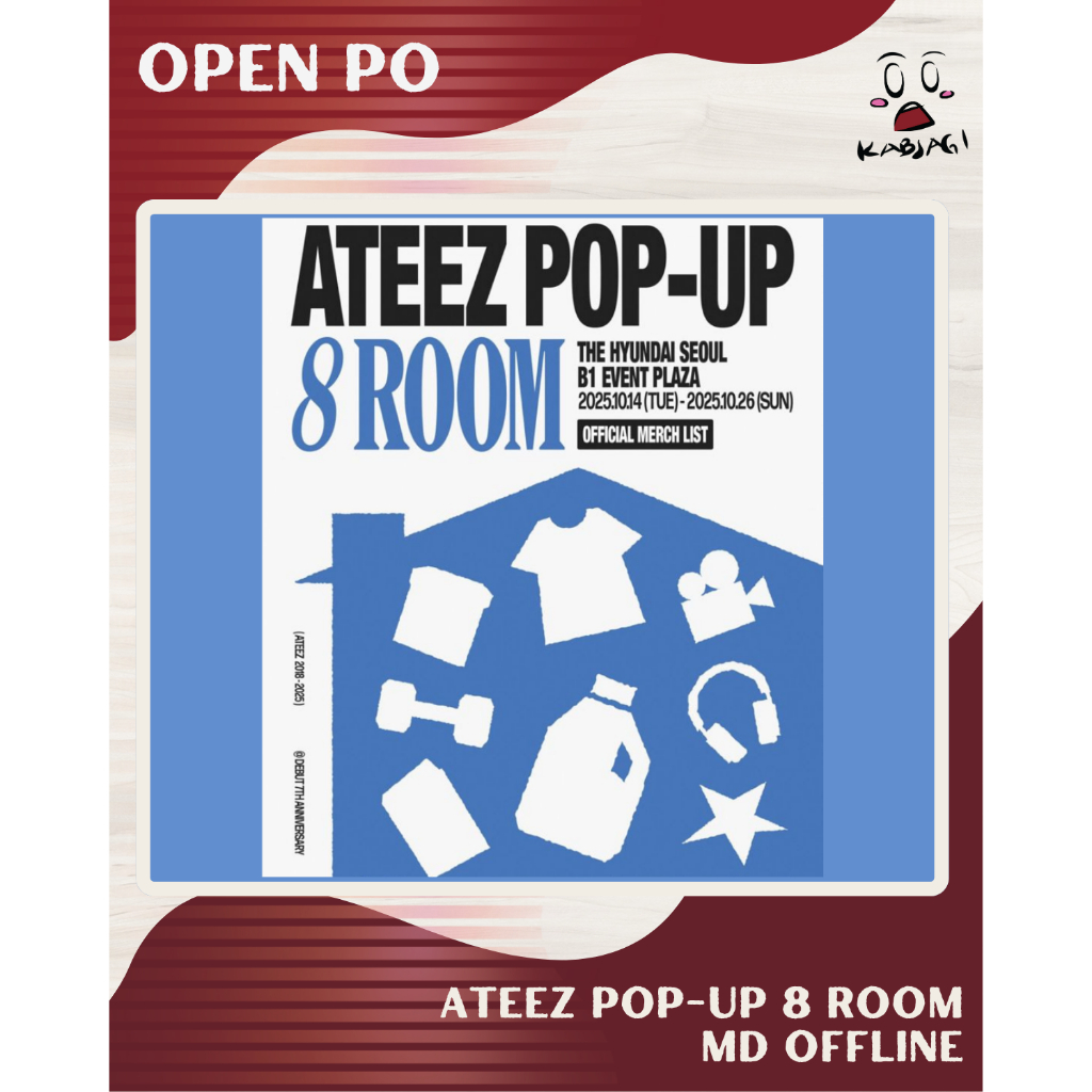 [PO] ATEEZ POP-UP 8 ROOM MD OFFLINE