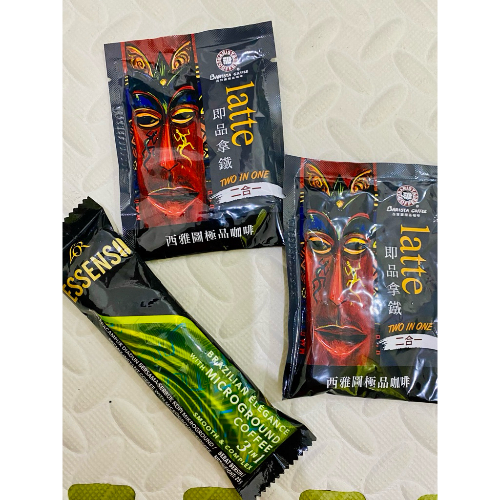 (Get 3) Barista Coffee 2in1 from Taiwan 2pcs & 1pcs L'OR ESSENSO Brazilian Elegance Kopi impor