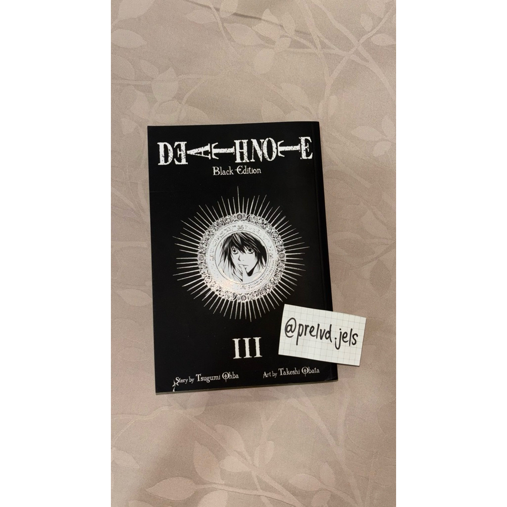 DEATH NOTE MANGA (BLACK EDITION 3)(ENGLISH)(ORI)(SECONDHAND NEVER USED)