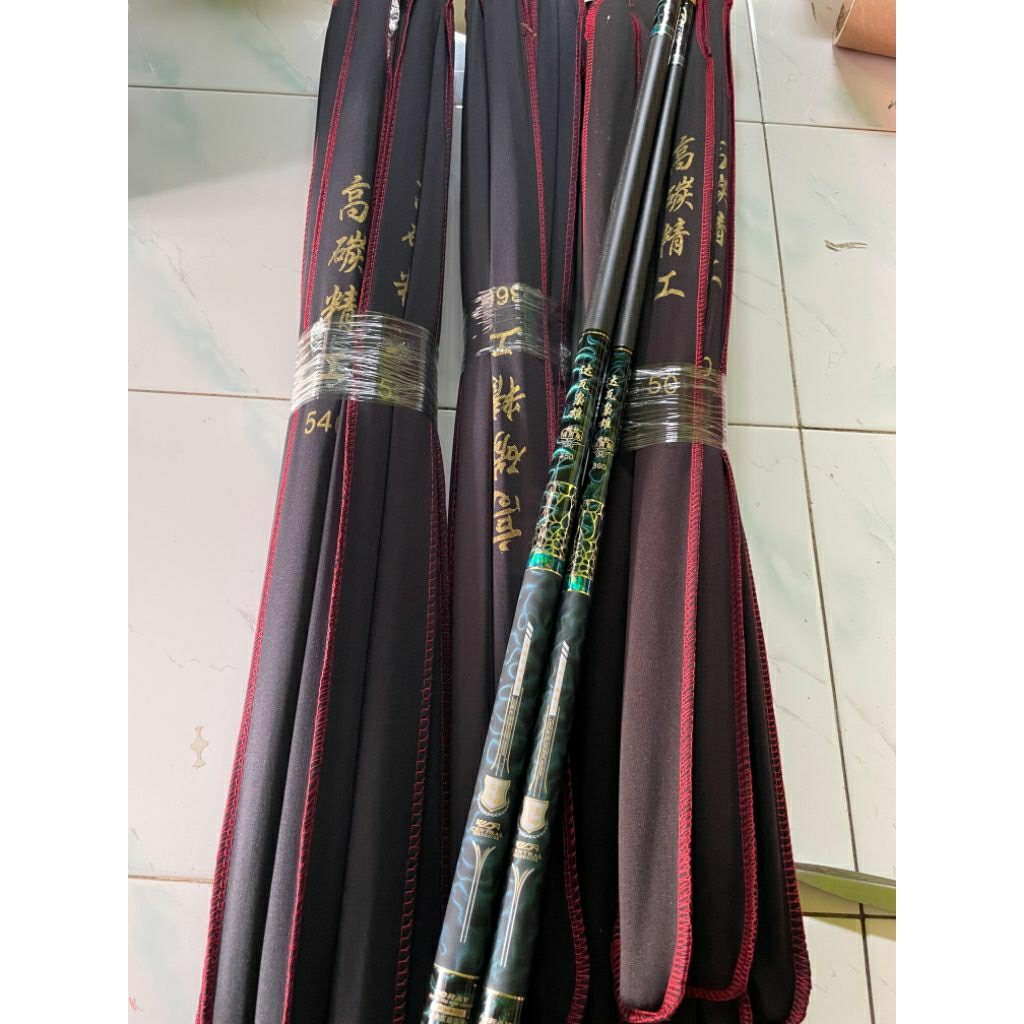 tegek import ELONG KDA medium kaku bahan carbon toray 360 450 540