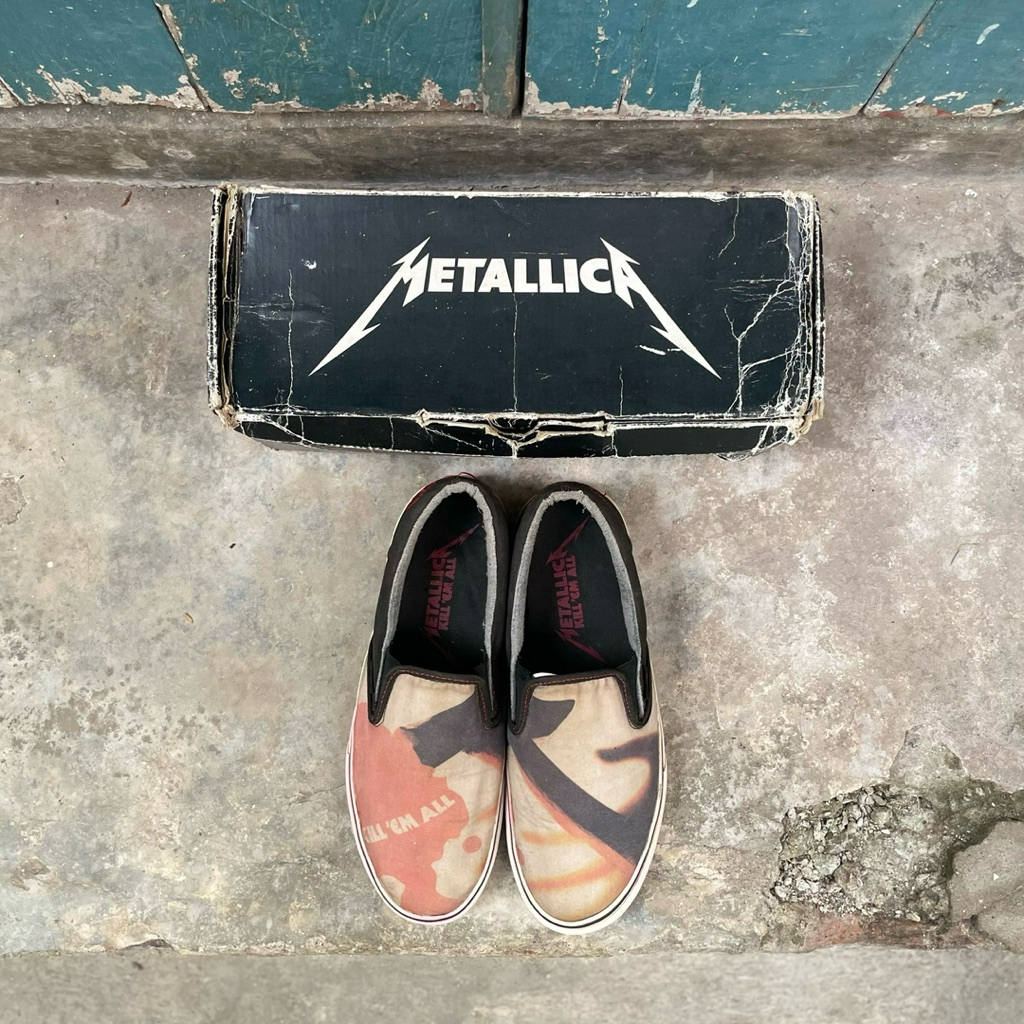 VANS X METALLICA KILL EM ALL ORIGINAL 100% TERJAMIN