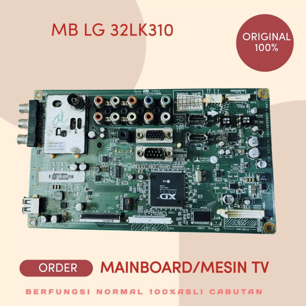 mb lg 32lk310  lg 32lk310 motherboard  mesin tv led lcd