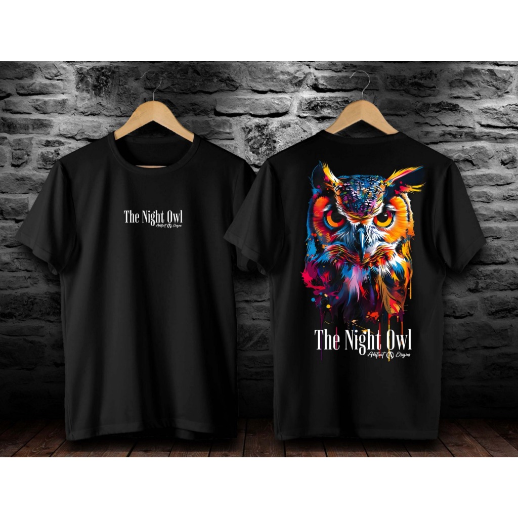 baju kaos distro/baju kaos burung hantu /baju kaos pria dan wanita /baju kaos logo/ baju kaos pria d