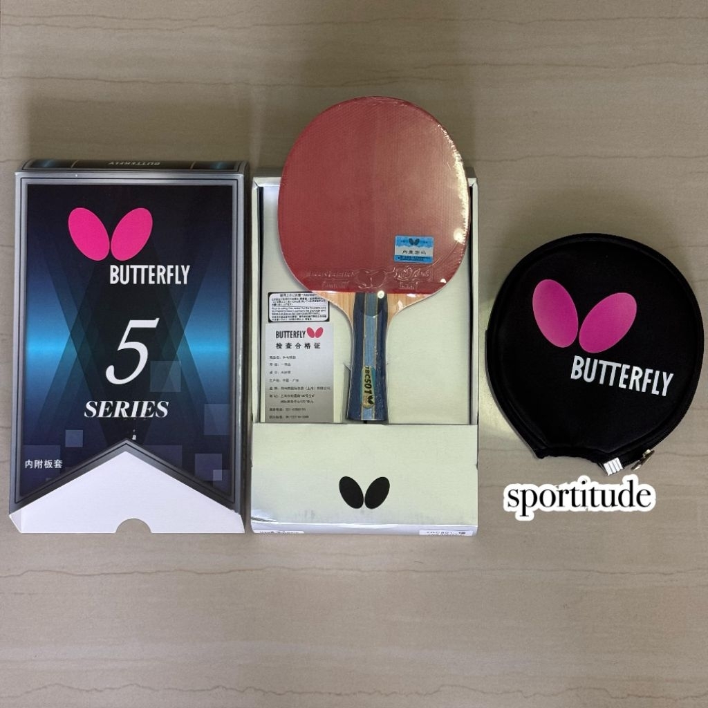 Bat Pingpong Bat Tenis Meja Bet Pingpong Butterfly TBC 501 ORIGINAL