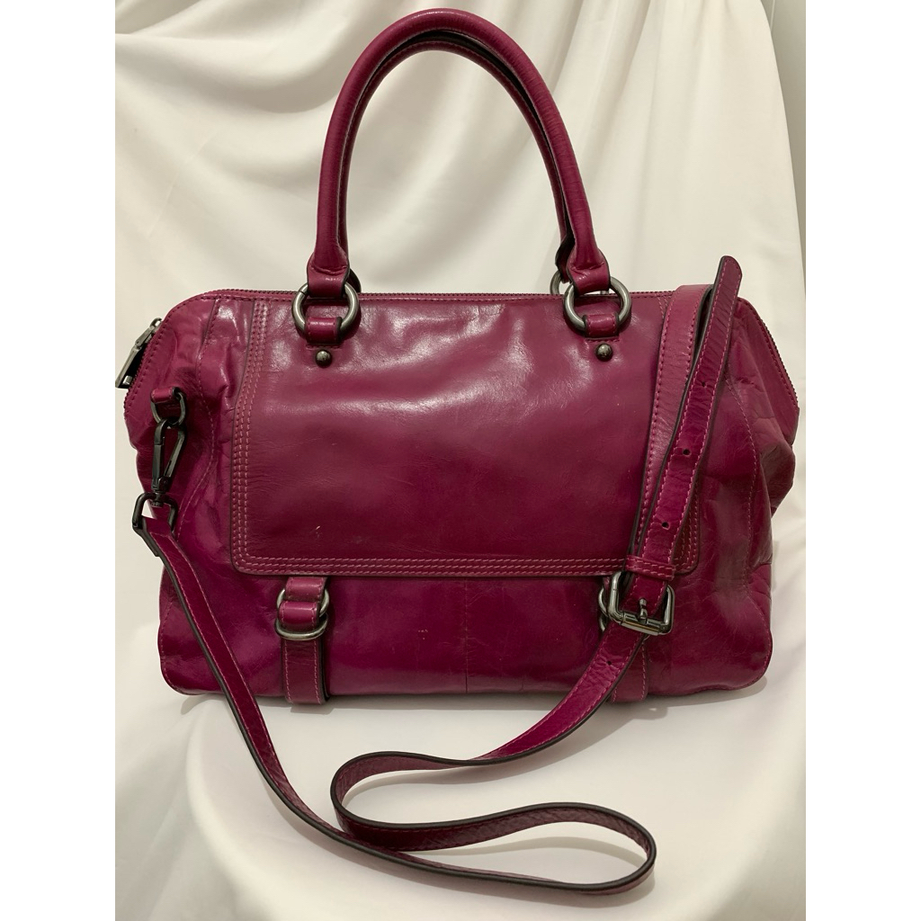 (Preloved) Tas Wanita Fuschia Pink No Brand