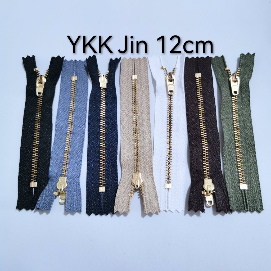 (ECER) RESLETING YKK JEANS 5IN / 12CM