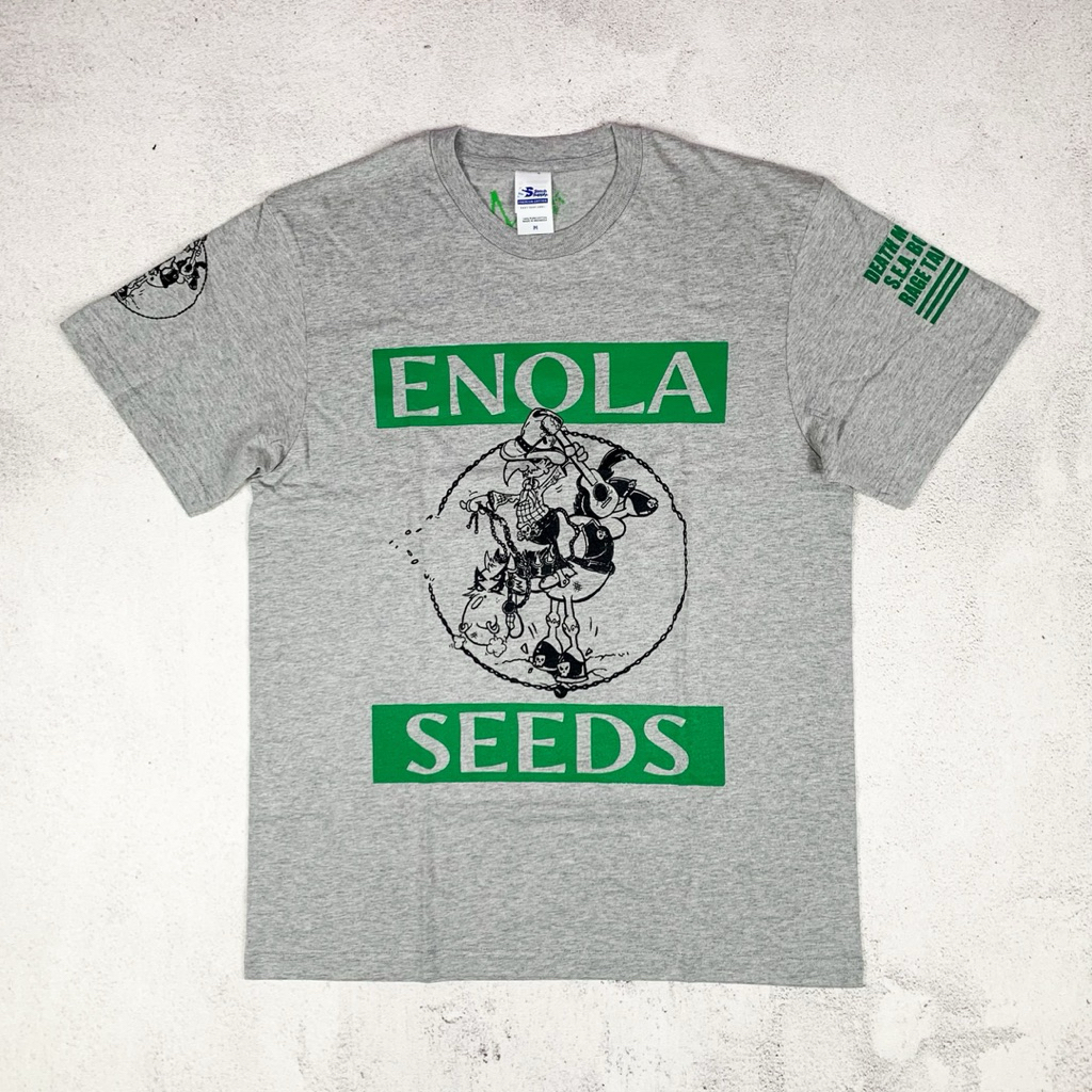 ENOLA x SEEDS Grey | Kaos Band Original Official Merchandise
