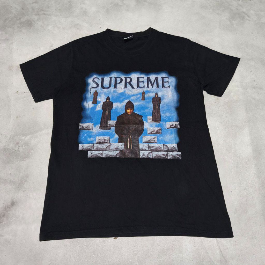 Baju kaos pria supreme 2019 hitam