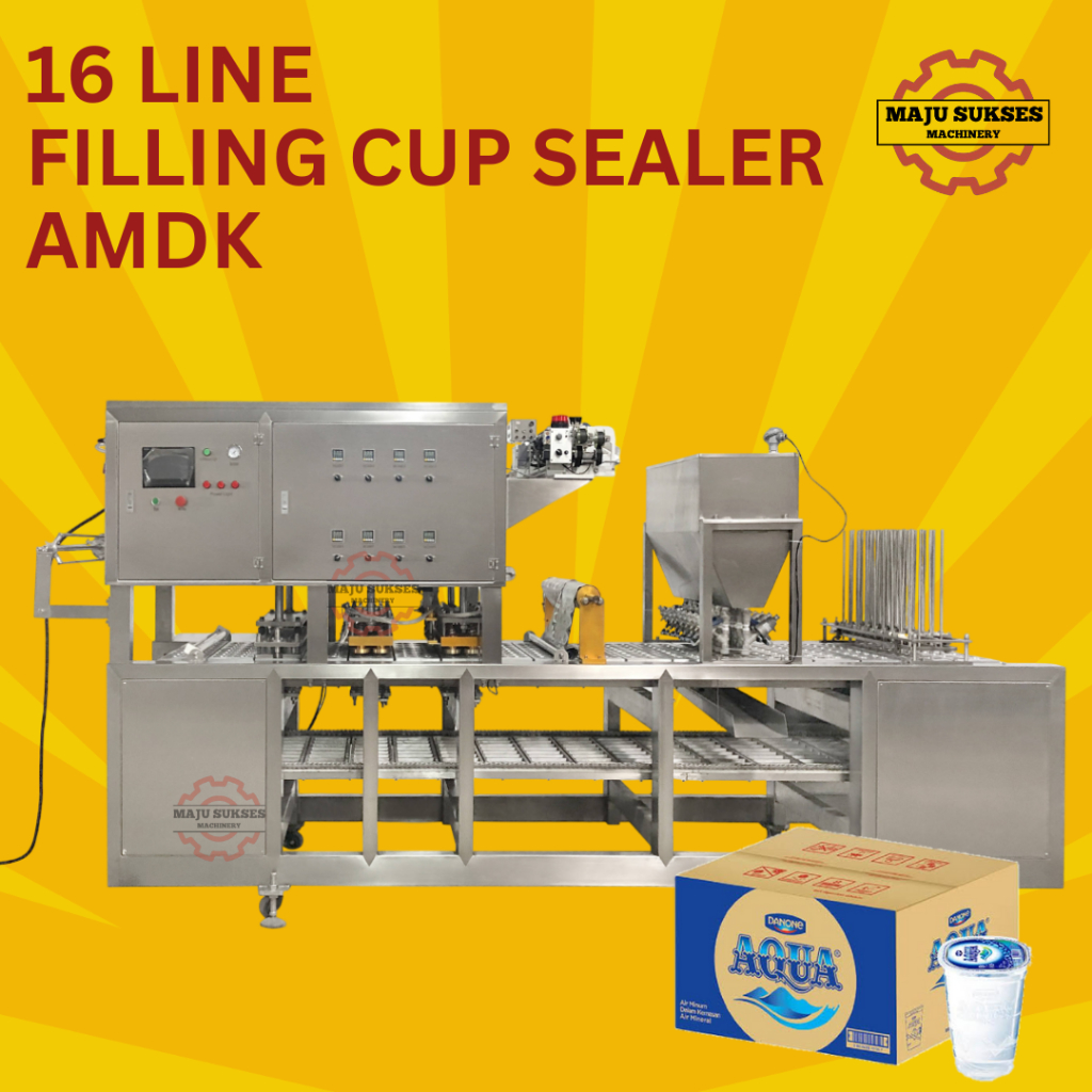 Mesin Cup Sealer 16 line/ Pengisian sealer Air mineral-Booking Fee