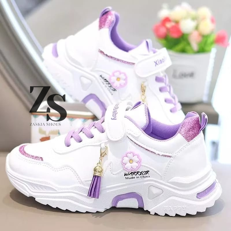 sepatu anak perempuan sepatu sneakers anak WARIOR Termurah