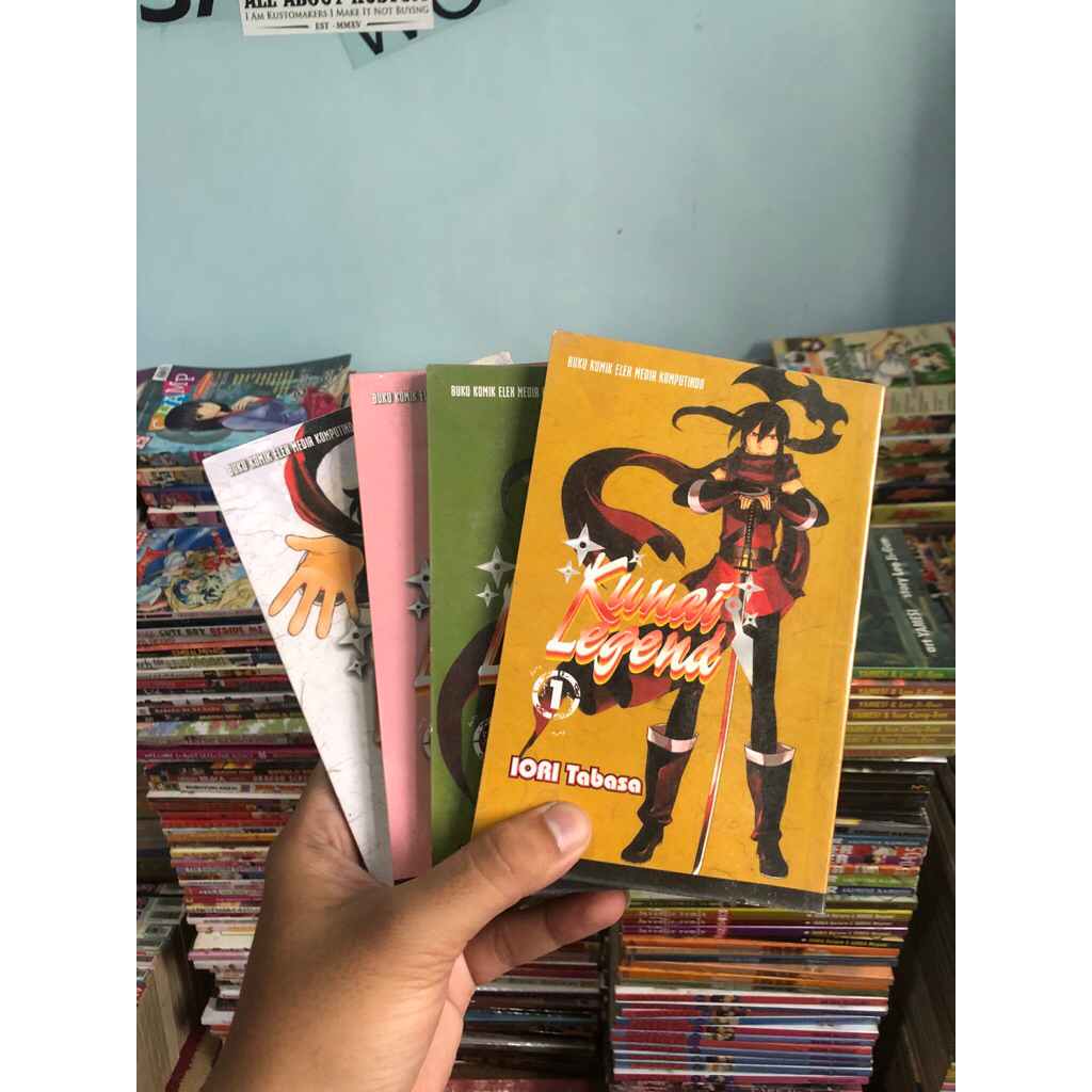 Komik Kunai Legend Vol 1-4 Set Only (Bekas/Preloved)