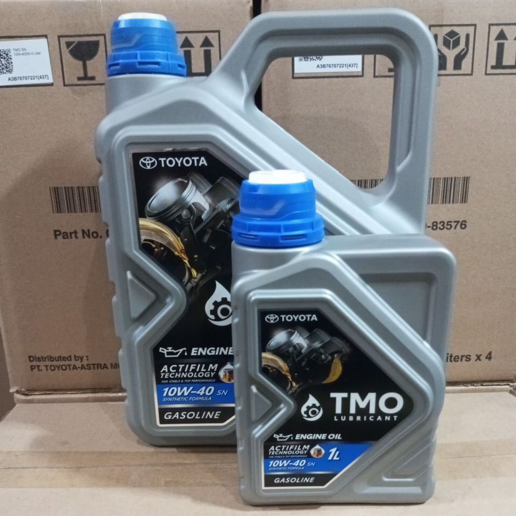 oli mesin Toyota tmo SAE 10w40 paket 5L