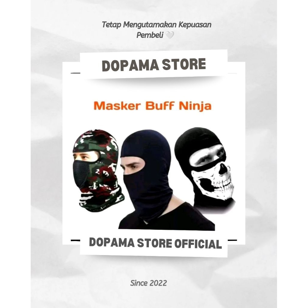 Masker Ninja |Masker Buff Ninja (q)