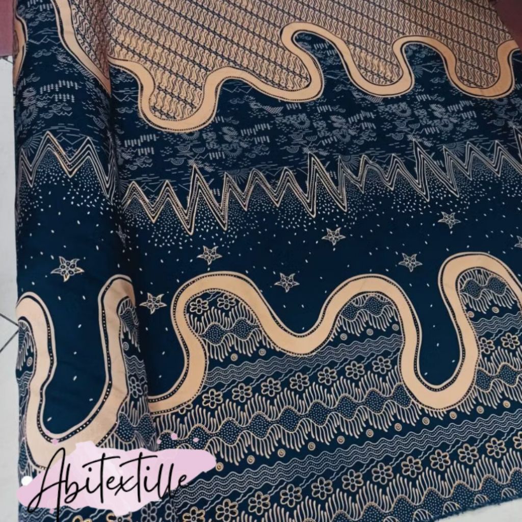 Kain batik meteran, kain batik premium semi sutra, batik foil Prada premium 100% bahan Halus dan teb